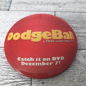 Dodgeball DVD Movie Vintage Button pin pinback‎ collectable Souvenir Promo
